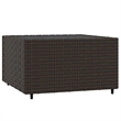 vidaXL Patio Lounge Set in Brown With Green Cushions