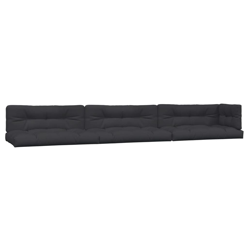 vidaXL Solid Acacia Wood Large Modular Pallet Sofa Set in Natural Wood