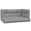 vidaXL 6 Piece Solid Acacia Wood Modular Pallet Sofa Set in Grey