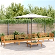 vidaXL Solid Acacia Wood Large Modular Pallet Sofa Set in Natural Wood
