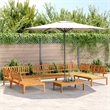 vidaXL Solid Acacia Wood Large Modular Pallet Sofa Set in Natural Wood