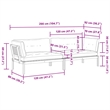 vidaXL Solid Acacia Wood Large Modular Pallet Corner Sofa in Taupe