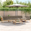 vidaXL Pallet Sofa Set Solid Acacia Wood Solid Acacia Wood & Polyester