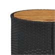 vidaXL Patio Sofa in Black & Cream With White Frame