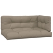 vidaXL Solid Acacia Wood Standard Modular Patio Sofa Set in Taupe