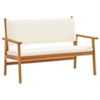 vidaXL 3 Piece Garden Sofa Set in Brown
