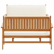 vidaXL 3 Piece Garden Sofa Set in Brown