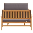 vidaXL 3 Piece Garden Sofa Set in Brown