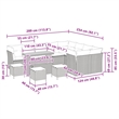 vidaXL 13 Pcs Black Garden Sofa Set With Cushions And Storage