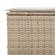 vidaXL Garden Sofa in Beige And Cream