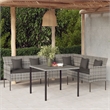 vidaXL Garden Sofa in Gray & Anthracite