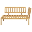 vidaXL Solid Acacia Wood Modular Garden Pallet Corner Sofa in Brown