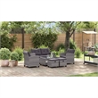 vidaXL 6 Pcs Garden Sofa Set in Dark Grey