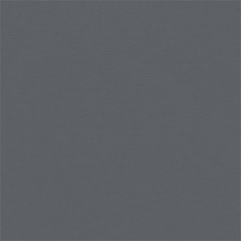 vidaXL Powder-Coated Steel & Textilene Fabric & PE Rattan Garden Sofa in Black