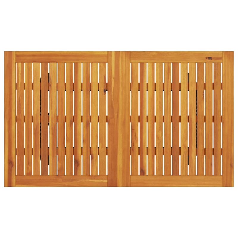 vidaXL Garden Sofa in Black And Cream
