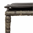 vidaXL Garden Sofa Set in Grey And Dark Grey