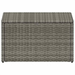 vidaXL Large Poly Rattan And Powder-Coated Steel Sofa Set in Grey