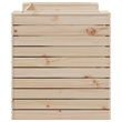 vidaXL Solid Pine Wood Planter Bench in Natural Wood