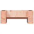 vidaXL Solid Douglas Wood Planter Bench in Natural Wood