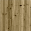 vidaXL Impregnated Pine Wood Planter Bench in Brown