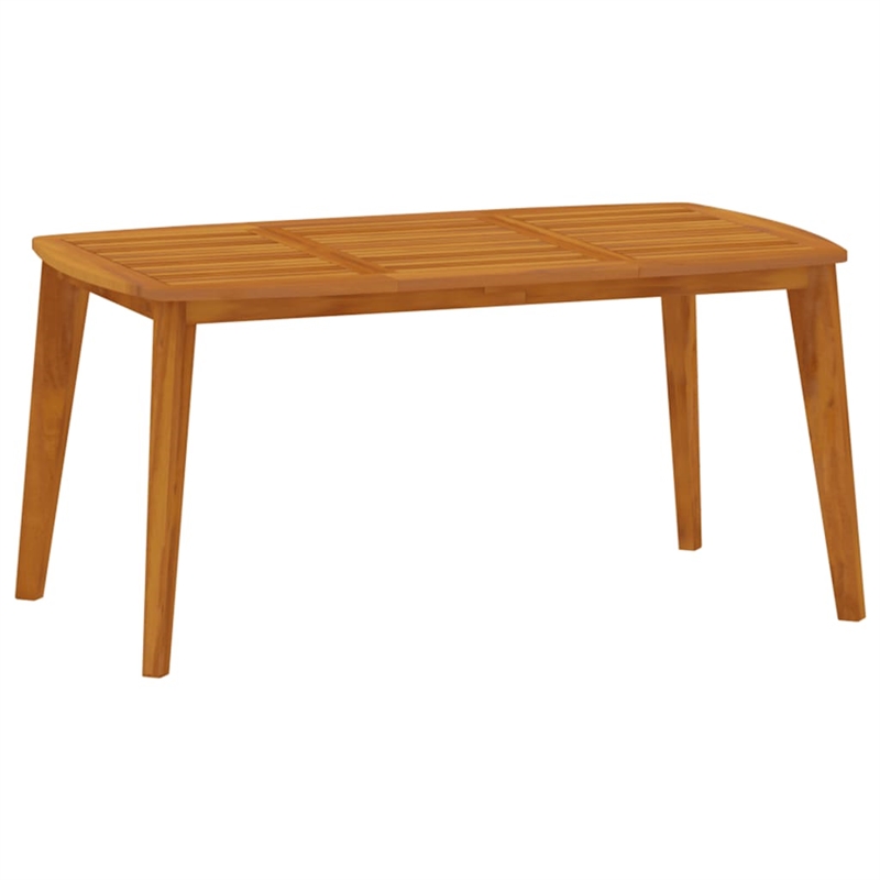 vidaXL Solid Acacia Wood Large Garden Dining Set in Brown
