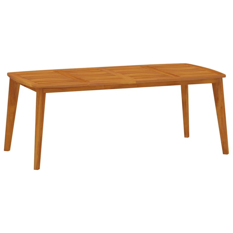 vidaXL Solid Acacia Wood With An Oiled Finish Garden Dining Set in Brown