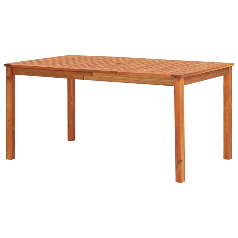 vidaXL Garden Dining Set Cream White/Wooden