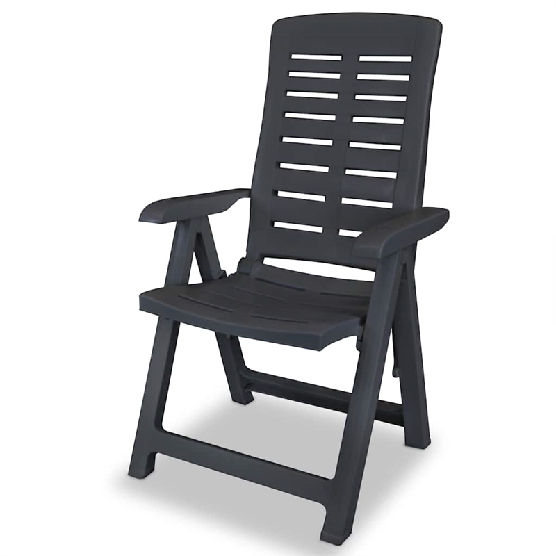 vidaXL in Anthracite Plastic Medium Foldable
