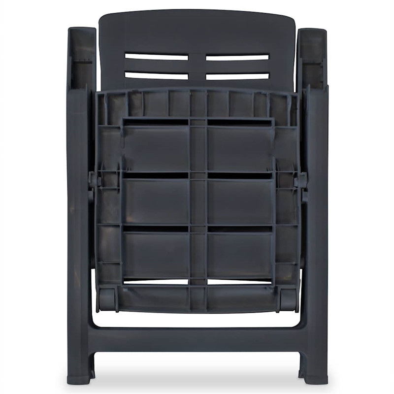vidaXL in Anthracite Plastic Medium Foldable