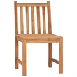 vidaXL Solid Teak Wood Large Garden Dining Set in Warm Brown