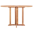 vidaXL Solid Teak Wood Medium Outdoor Dining Set in Natural Teak