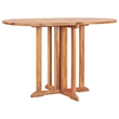 vidaXL Solid Teak Wood Medium Outdoor Dining Set in Natural Teak