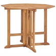 vidaXL Solid Teak Wood Medium Outdoor Dining Set in Teak Wood