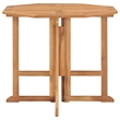 vidaXL Solid Teak Wood Medium Outdoor Dining Set in Teak Wood