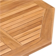 vidaXL Solid Teak Wood Medium Outdoor Dining Set in Teak Wood