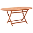 vidaXL Dining Set in Gray Solid Eucalyptus Wood and Textilene Large