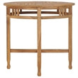 vidaXL Garden Dining Set Natural Teak Solid Teak Wood Compact Durable
