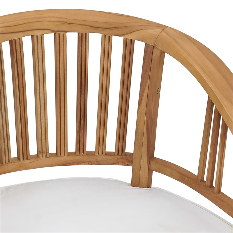 vidaXL Garden Dining Set Teak Wood Solid Teak Wood Medium Durable