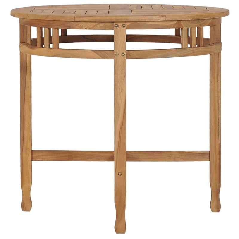 vidaXL Garden Dining Set Teak Wood Solid Teak Wood Medium Durable