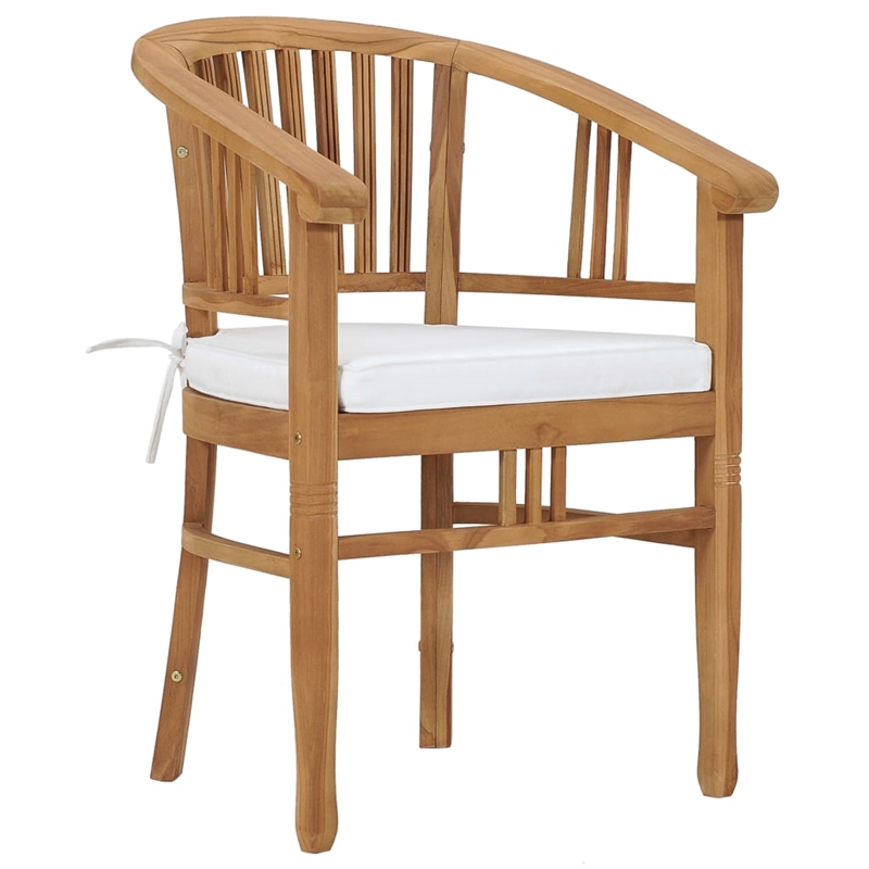 vidaXL Garden Dining Set Teak Wood Solid Teak Wood Medium Durable