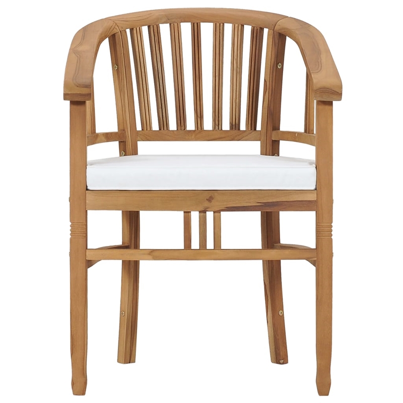 vidaXL Garden Dining Set Teak Wood Solid Teak Wood Medium Durable