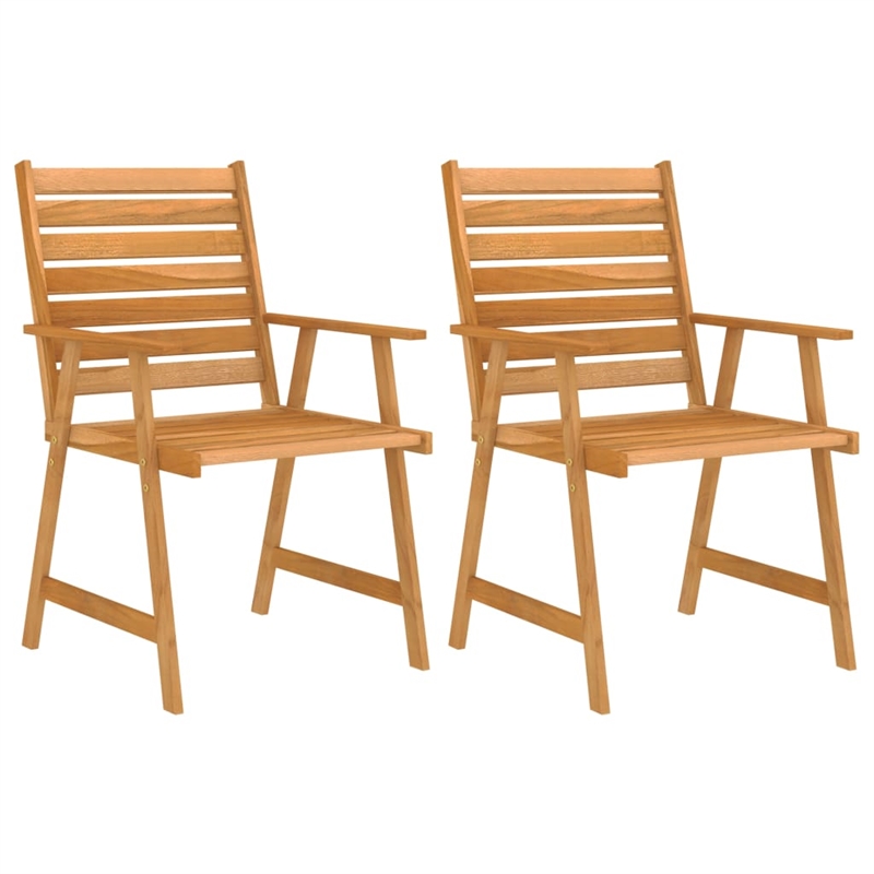 vidaXL Outdoor Dining Set Warm Acacia Wood Tone