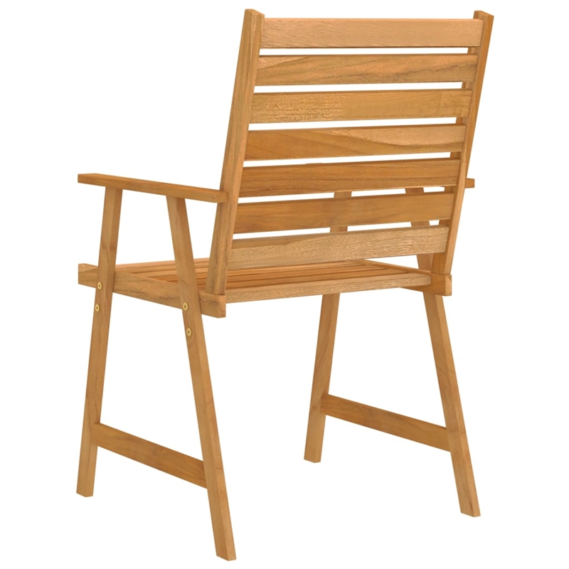 vidaXL Outdoor Dining Set Warm Acacia Wood Tone