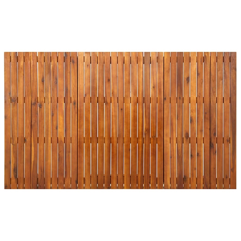 vidaXL Dining Set in Brown Solid Acacia Wood Medium Dining Set