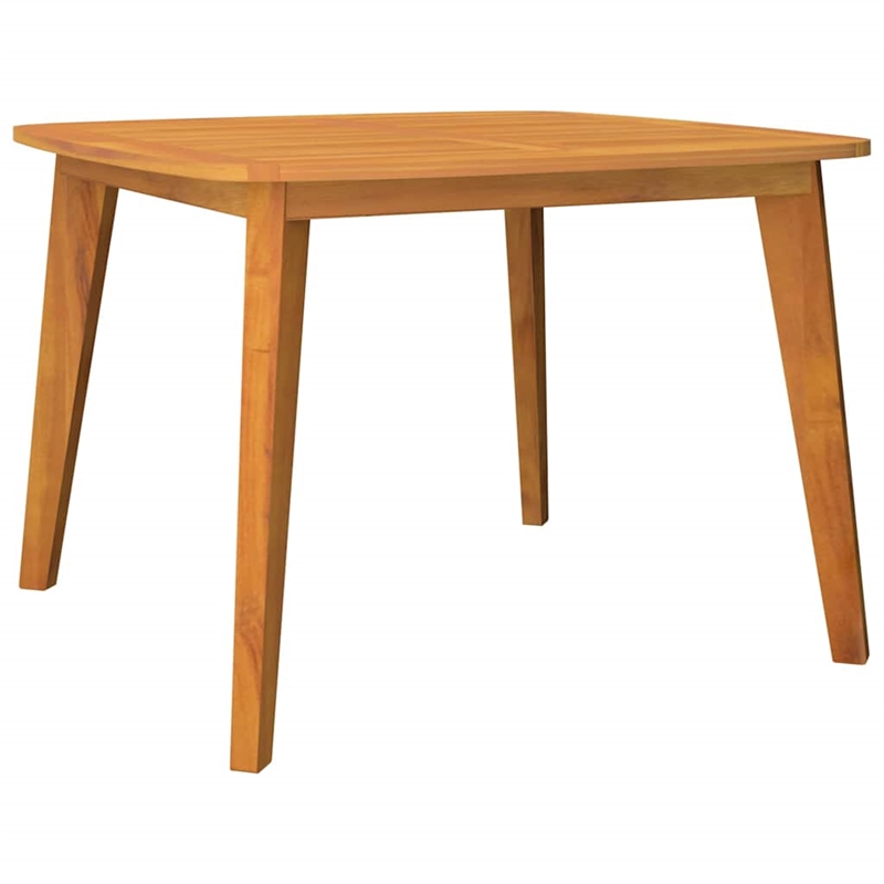 vidaXL Solid Acacia Wood Medium Garden Dining Set in Natural/Brown