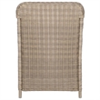 vidaXL Dining Set in Brown and Dark Gray PE Rattan/Glass/Powder-Coated Steel