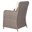 vidaXL Dining Set in Brown and Cream White