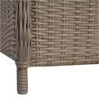 vidaXL Dining Set in Brown and Cream White
