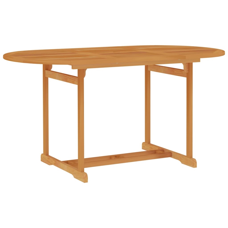 vidaXL Garden Dining Set Warm Teak Solid Teak Wood Large