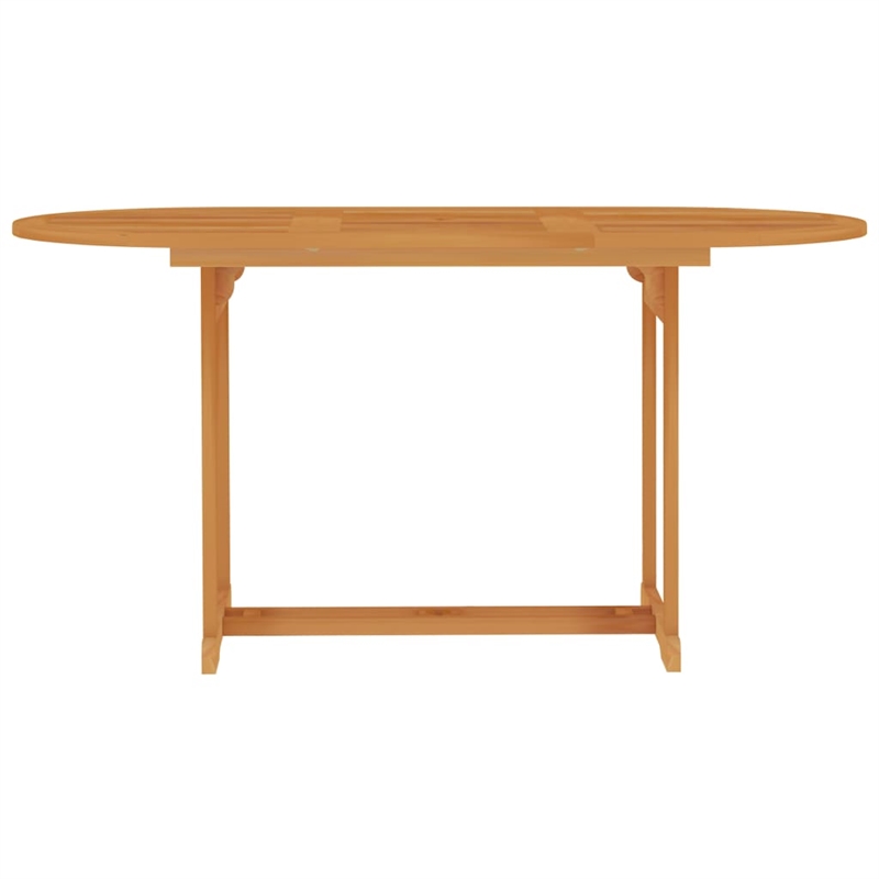 vidaXL Garden Dining Set Warm Teak Solid Teak Wood Large